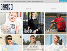 Tablet Screenshot of briscoapparel.com